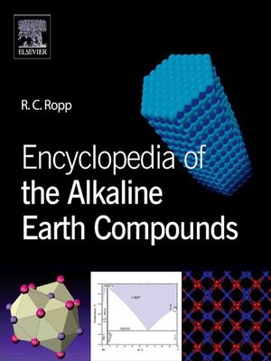 cover image of Encyclopedia of the Alkaline Earth Compounds